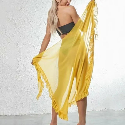 SunSeeker™️ Ruffle Sarong Skirt